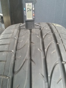 л б/у 225/45R19 Bridgestone Dueler H/P Sport 4616 6.5-7мм. Фото 4