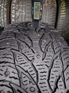 з б/у 215/60R17 Nokian Hakkapeliitta 9 SUV (шип) 3718 6.5-7мм; 7.5-8мм. Фото 6